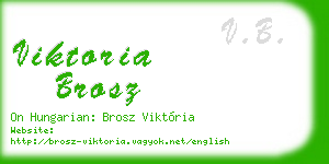 viktoria brosz business card